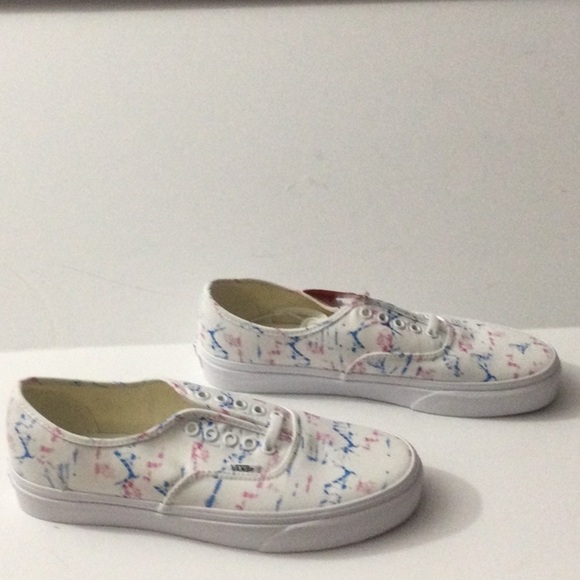 Madewell x Vans®  Lace-Up Sneakers Tie-Dye Women’s Size 10 White - Picture 4 of 12